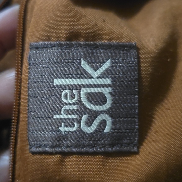 The Sak  Leather Hobo Style Shoulder Bag  Tote Bag Size 16x10" Large - Picture 10 of 12